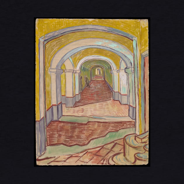 Corridor in the Asylum by VincentvanGogh